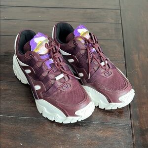 Valentino Burgundy Sneakers